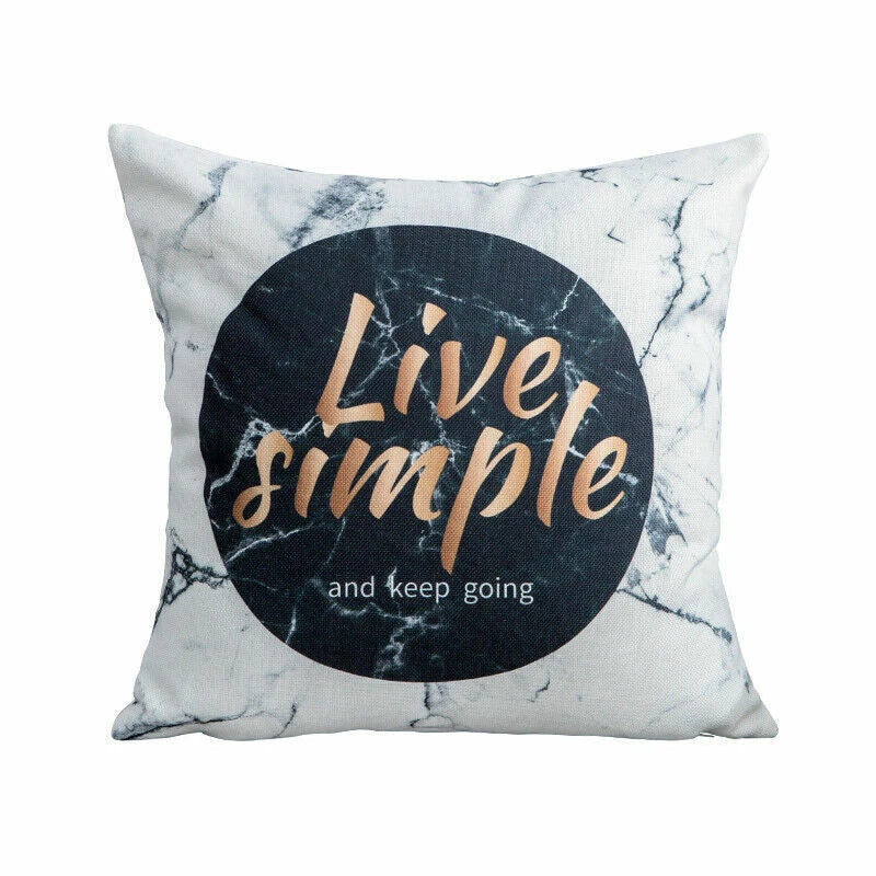 18inch Polyester Geometric Pillow Case Cover Sofa Waist Home Cover Cushion Decor