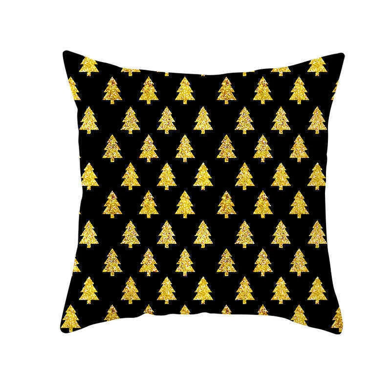 Christmas Deer Sofa Home Cover Pillow Case Throw Polyester Cushion Decor