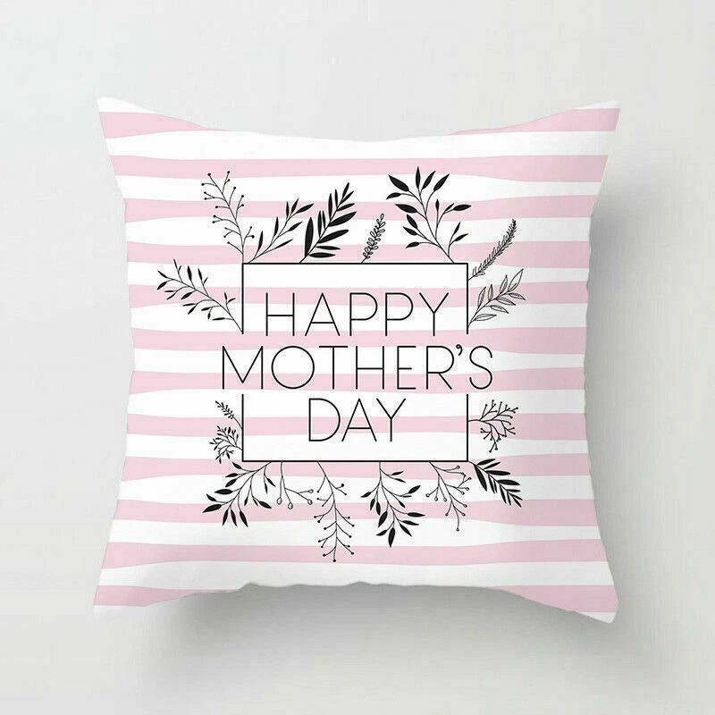 Polyester Geometric Sweet Pillow Case Sofa Waist Home Cover Cushion Decor 18"