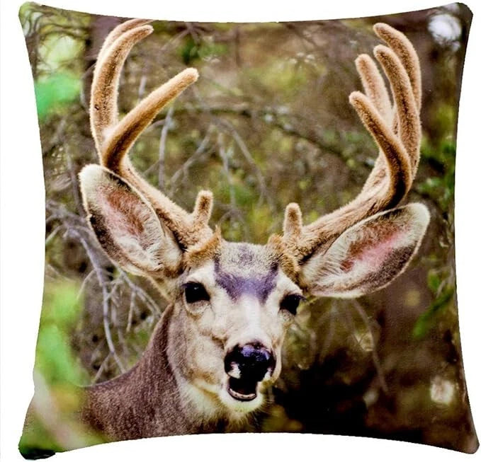 Cushion Cover Animal Print for Home Sofa Chair Bed Couch, Decorative Pillowcases