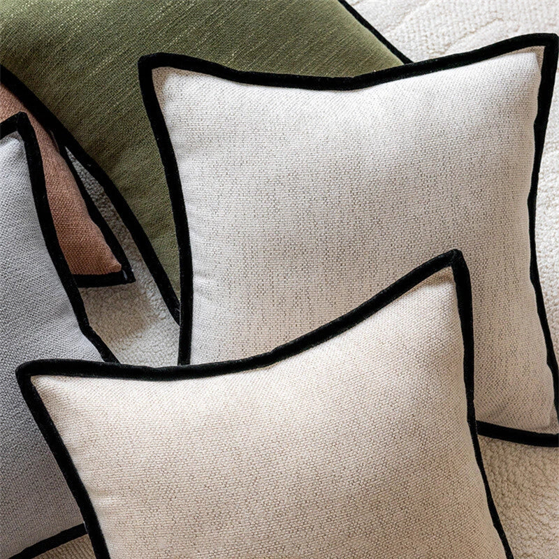 20"x20" Vintage Chenille Fabric Throw Pillow Covers Sofa Bed Cushion Cover Case