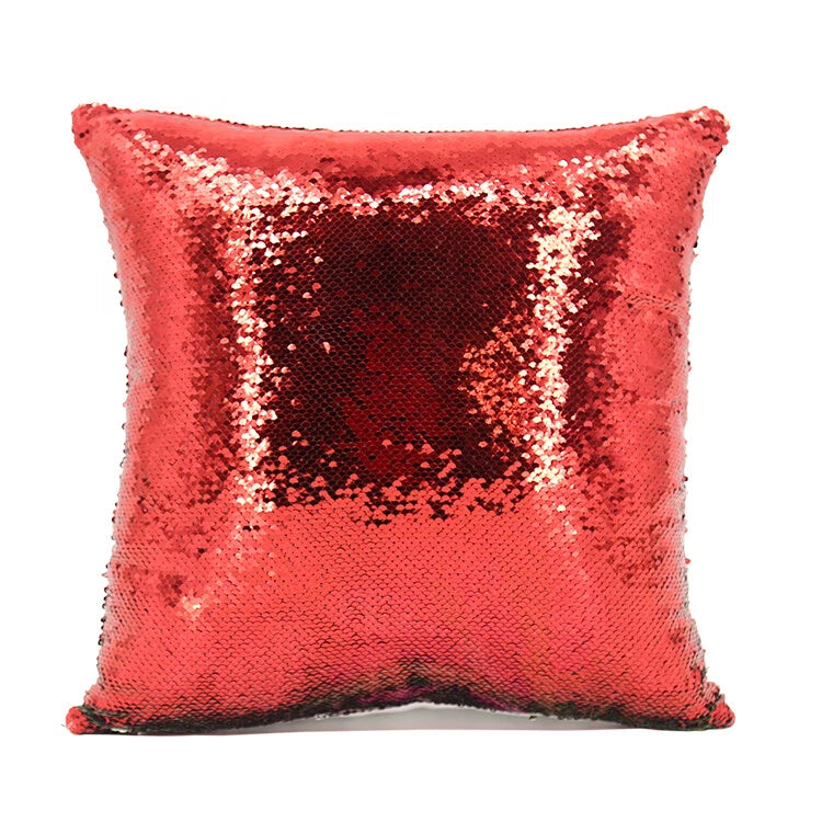 10Pcs Blank Reversible Sequin Pillowcase Home Sofa Car Decor for Sublimation New
