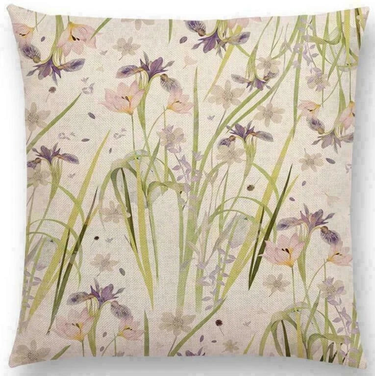 Cover Sofa Floral Case Cushion Pattern / Decor 18" pillow