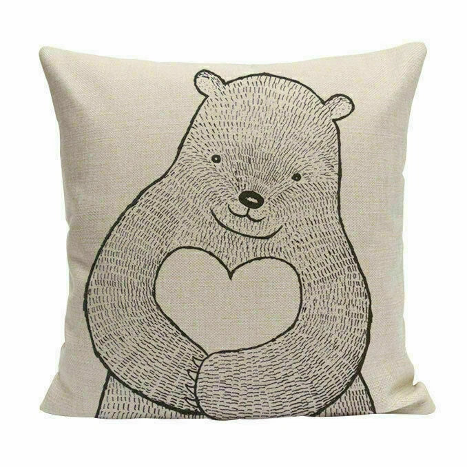 Decor Home Sofa  Animal Cartoon Cushion Case Cover Pillow Fashion
