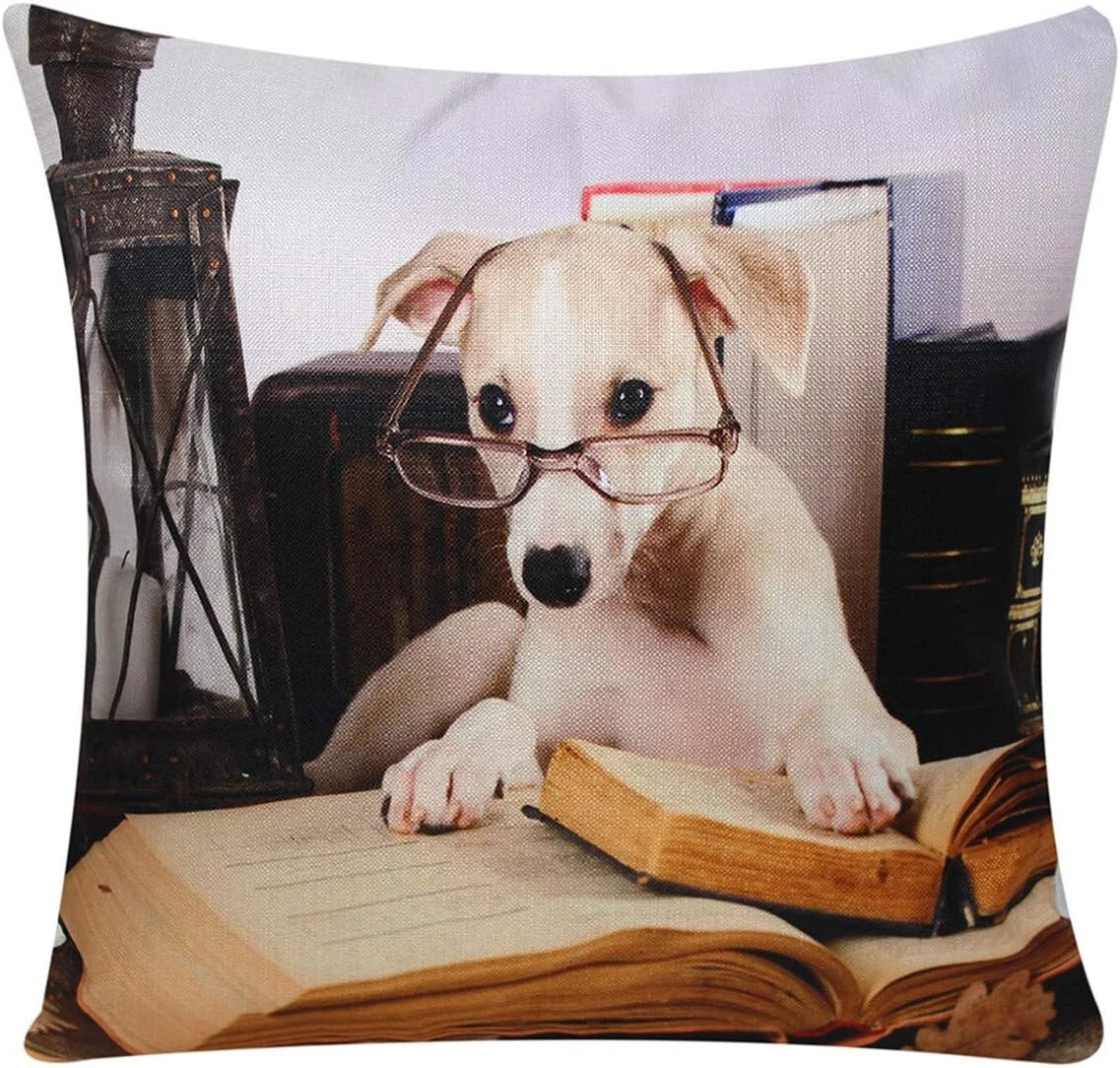Cushion Cover Animal Print for Home Sofa Chair Bed Couch, Decorative Pillowcases
