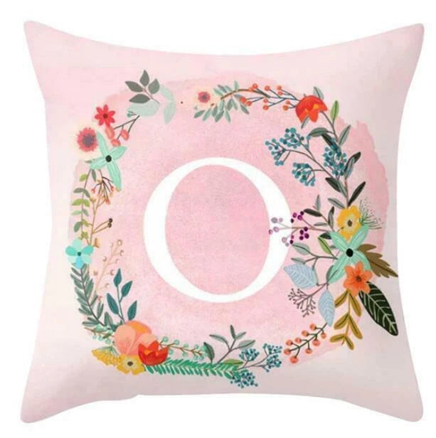 18inch Pink Letters Pillow Case Throw Sofa Home Decor Cushion Cover