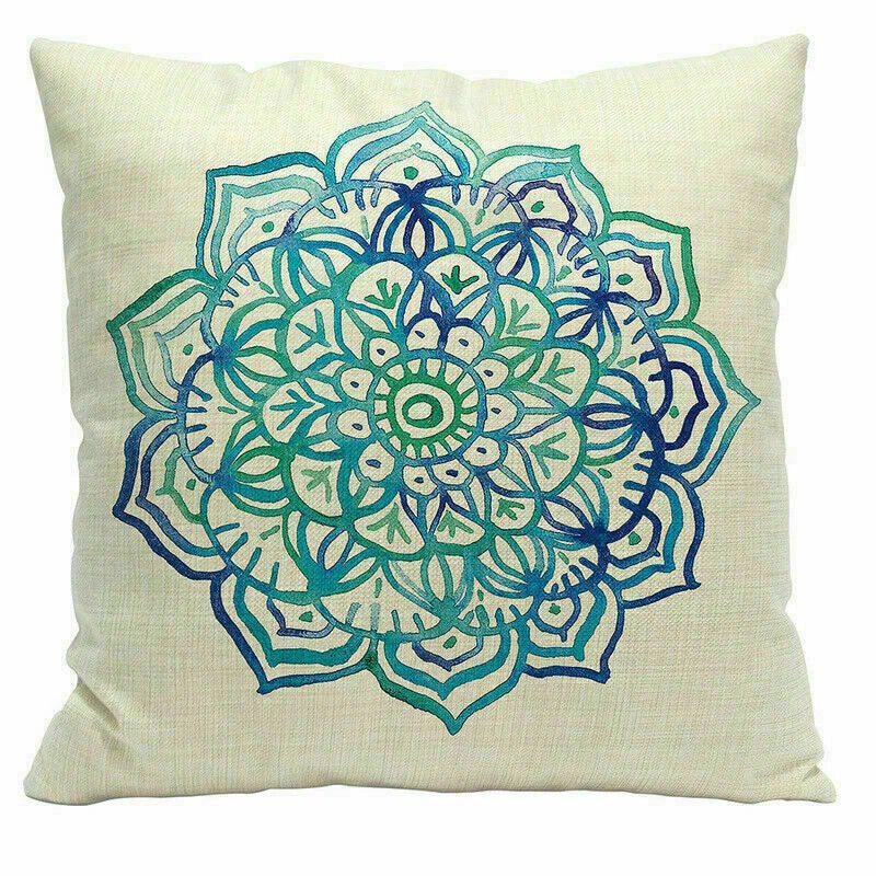 Decor Cushion Office Cover Case Sofa Geometry 18" Home Color