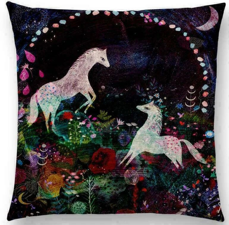 Cover Sofa Floral Case Cushion Pattern / Decor 18" pillow