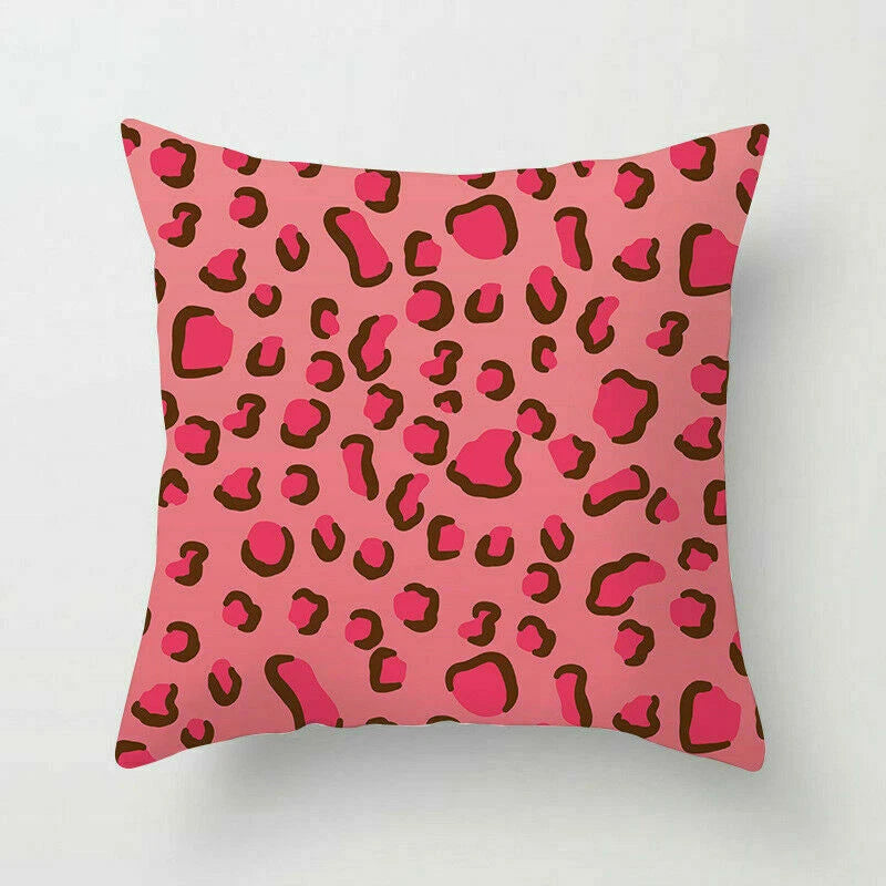 Polyester Geometric Sweet Pillow Case Sofa Waist Home Cover Cushion Decor 18"
