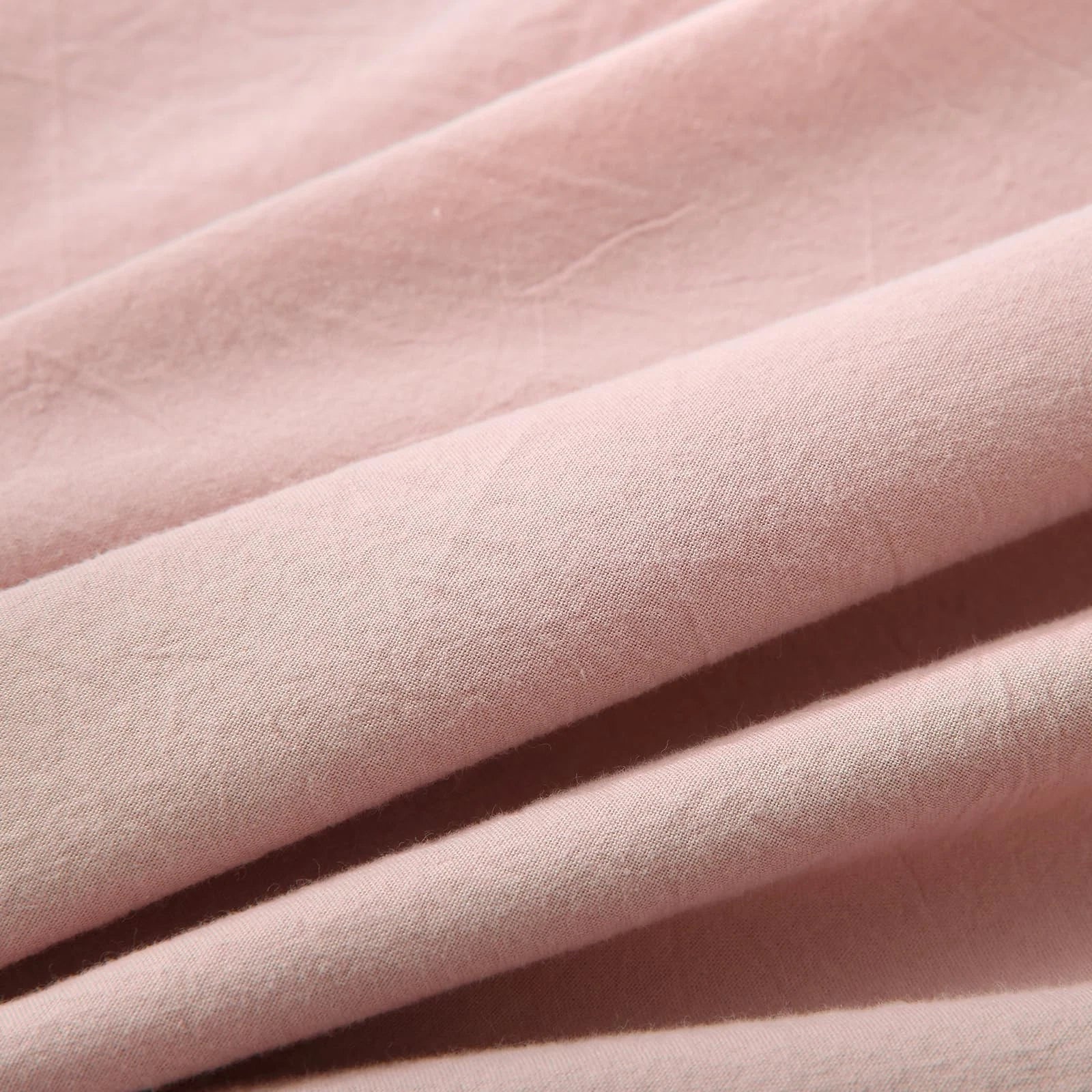 Ruffle Pillowcases Farmhouse Dusty Rose Throw Pillow Covers for Couch,Washed ...