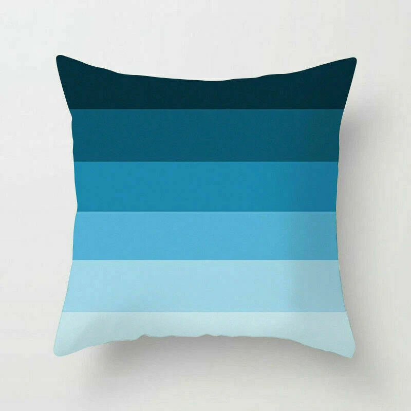 Polyester Geometric Sweet Pillow Case Sofa Waist Home Cover Cushion Decor 18"