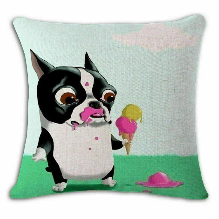 Decor Case Spoof 18" Cover Cushion Sofa Throw Home Pitbull