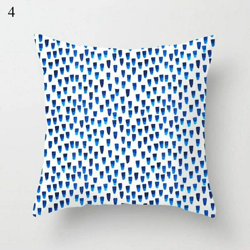Super Soft Geometric Print Pillow Cases Art Cushion Covers for Sofa Pillowcases