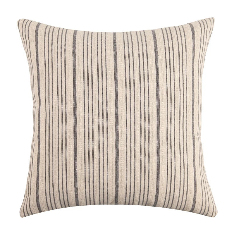 18x18in Ins Stripe Throw Pillow Covers Farmhouse Sofa Bed Room Cushion Covers