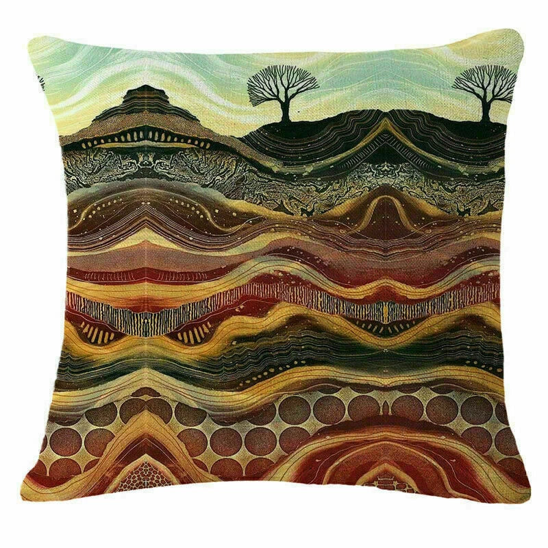Decor Cushion Home Village Cover Sofa 18" Fashion Case Throw