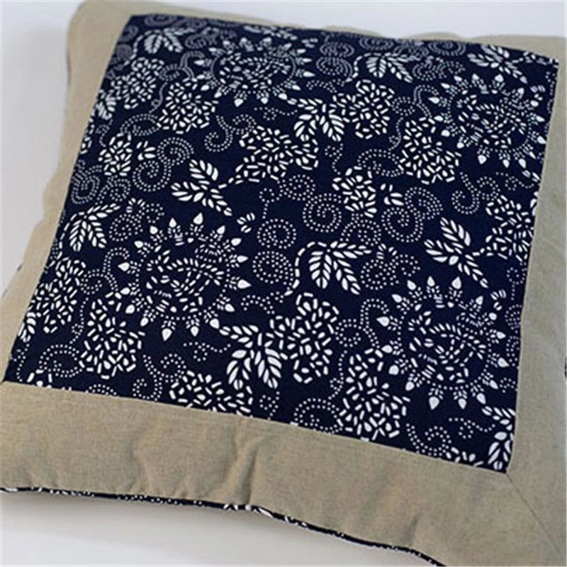 22x22 in Vintage Cotton Linen Throw Pillow Covers Case Sofa Bed Cushion Covers