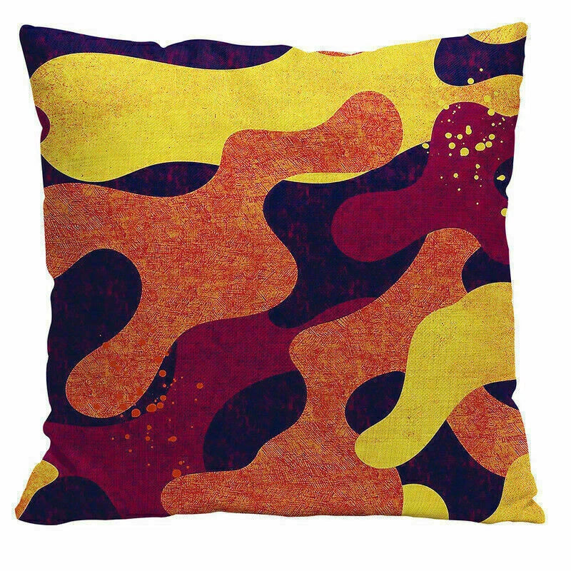 Decor Cushion Office Cover Case Sofa Geometry 18" Home Color