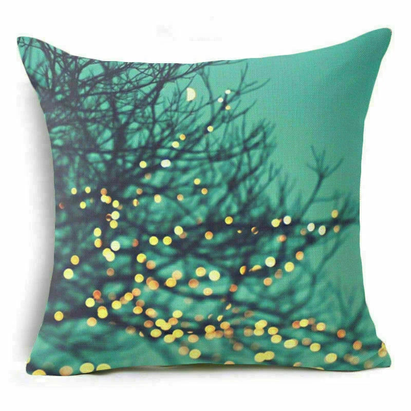 18'' Forest Plant pillow case sofa waist Home cover cushion Decor