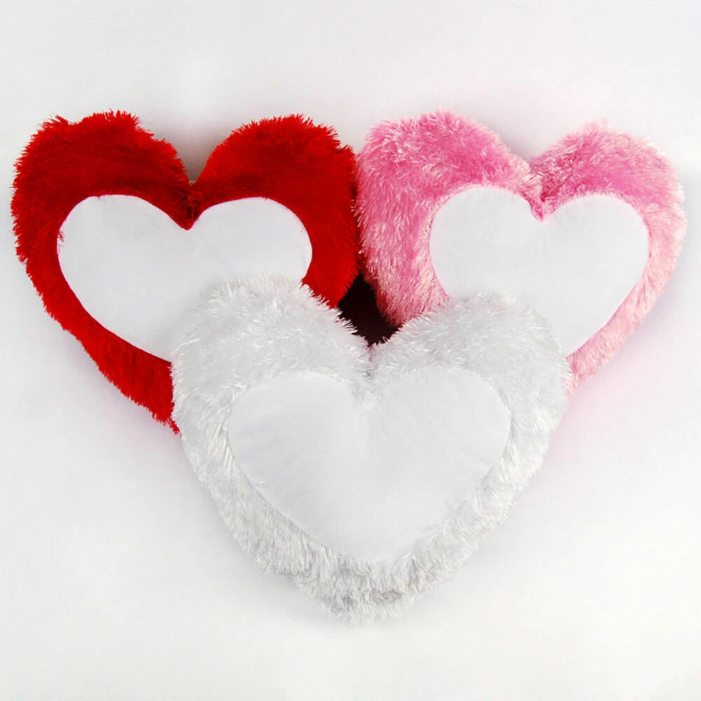 20Pcs Sublimation Fluffy Plush Blank Pillowcase Home Sofa Waist Cushion Cover