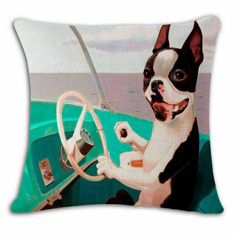 Decor Case Spoof 18" Cover Cushion Sofa Throw Home Pitbull