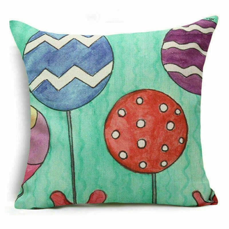Decor Cushion 18" Pillow Cover Sofa Christmas Throw Style Home