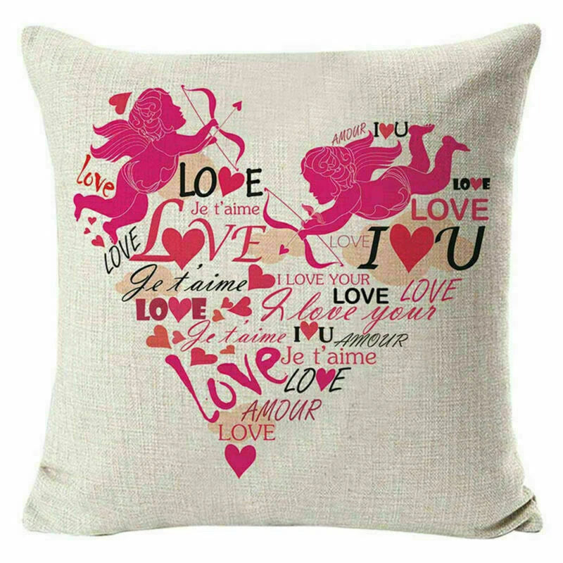 Cover Home Future Decor Waist Pillow Letter Case Cushion Sofa