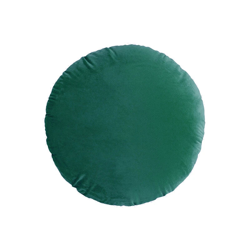45cm Solid Color Round Cushion Cover Soft Velvet Pillowcase Home Sofa Bed Decor