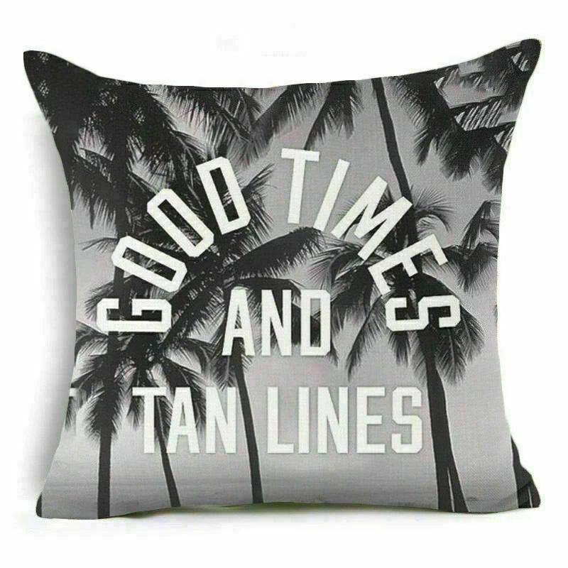 18'' Forest Plant pillow case sofa waist Home cover cushion Decor