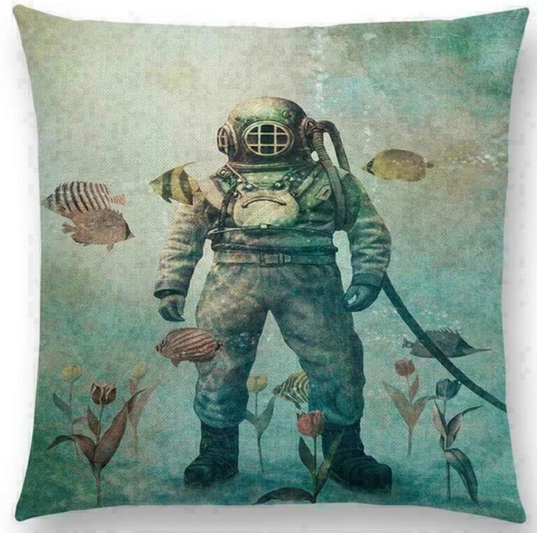 Decor cushion waist cover car Spaceman 18"*18"sofa pillow Home case