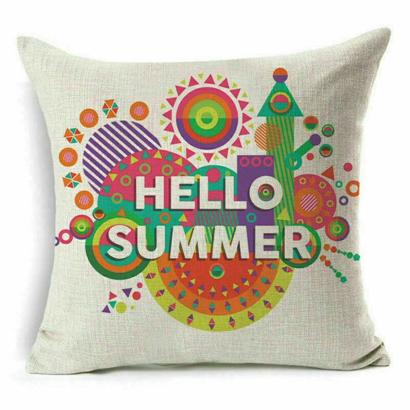 Cover Home Future Decor Waist Pillow Letter Case Cushion Sofa