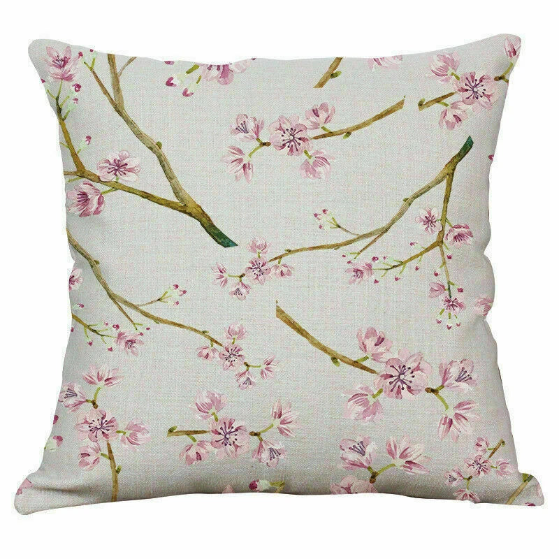 Decoration Cushion Cover Pillow Sofa Home Case Plants Office Green