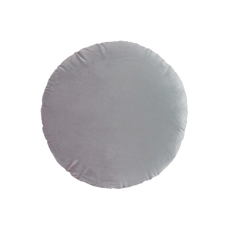 45cm Solid Color Round Cushion Cover Soft Velvet Pillowcase Home Sofa Bed Decor