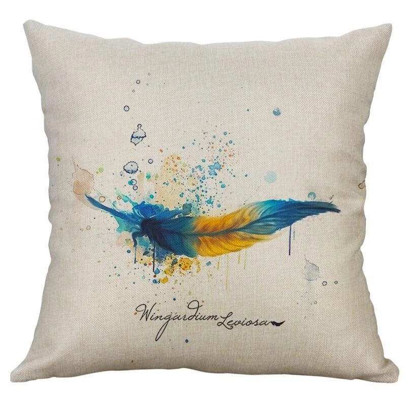 Leaves Feather   Cushion Cover Throw Pillow Case Home Sofa Car Decor