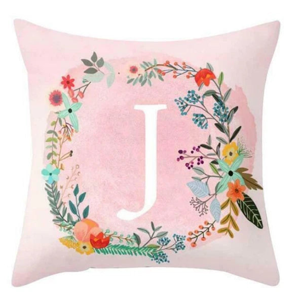 18inch Pink Letters Pillow Case Throw Sofa Home Decor Cushion Cover