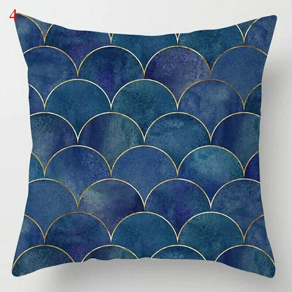 Super Soft Geometric Print Pillow Cases Art Cushion Covers for Sofa Pillowcases
