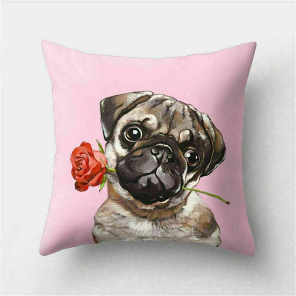 Decor Cushion Pink Throw Cover Case Cute Sofa Cover Animal Home Pillow