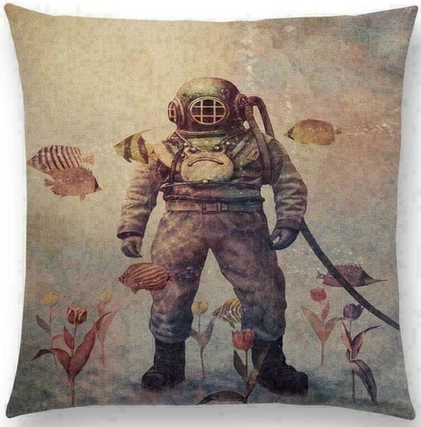 Decor cushion waist cover car Spaceman 18"*18"sofa pillow Home case