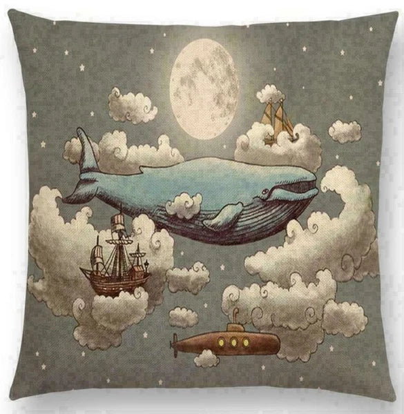 Decor cushion waist cover car Spaceman 18"*18"sofa pillow Home case