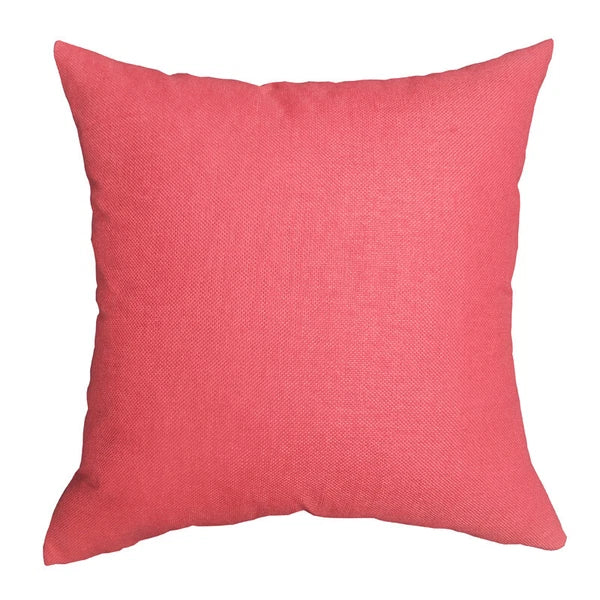 New 16*16" Plain Linen Cushion Cover Pillow Cases Home Sofa Decor Multicolor