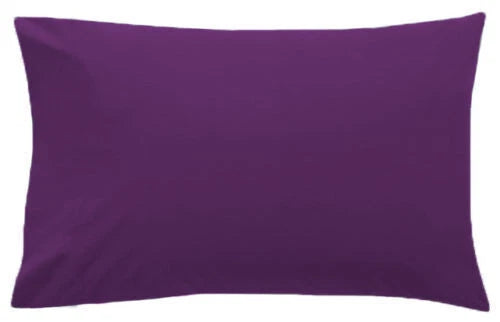 2 Pack Housewife Bed Pillow Case Plain Percale Sofa Cushion Cover Standard Size