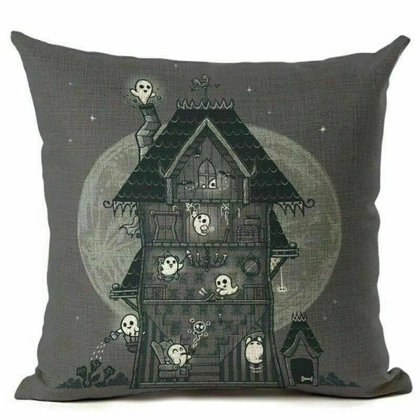 Decor Cushion Hallween Sofa Cover Cover Pumpkin 18"*18" Pillow Pillow Home Case