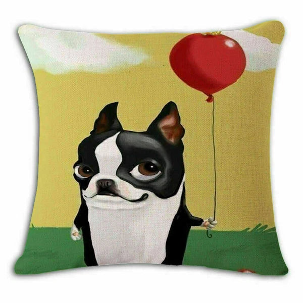 Decor Case Spoof 18" Cover Cushion Sofa Throw Home Pitbull