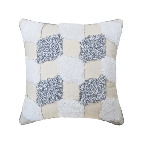 Cushion Cover Moroccan Tufted Tassel Throw Pillow Cover Macrame Pillow Case Sofa