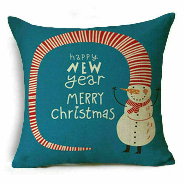 Decor Cushion 18" Pillow Cover Sofa Christmas Throw Style Home