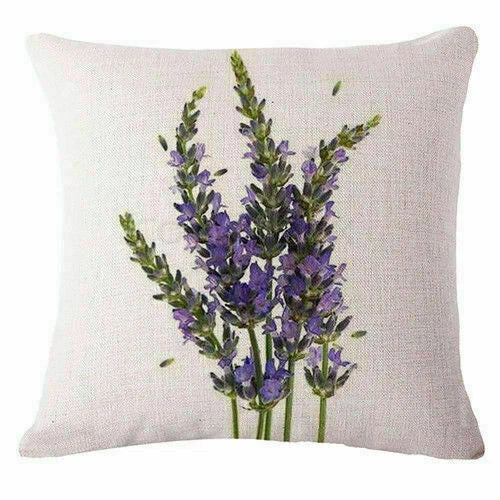 New Lavender Pillow Case Home Cover Cushion Sofa Decor Gift