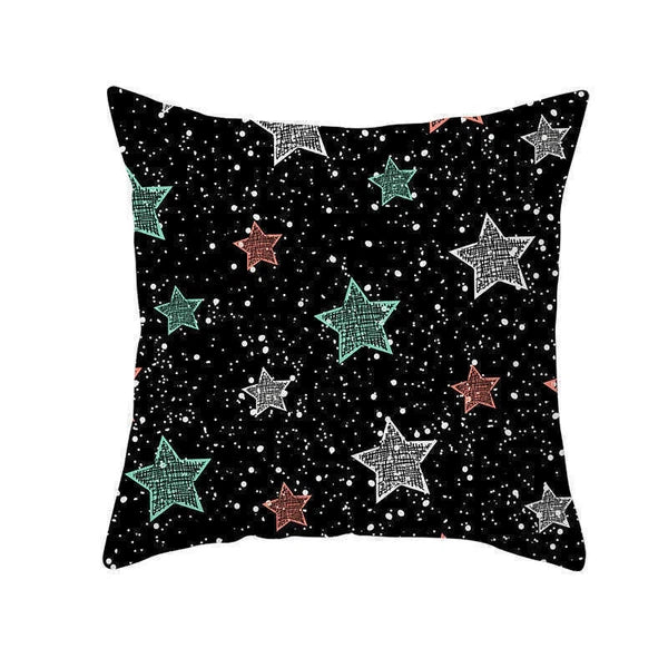 Christmas Deer Sofa Home Cover Pillow Case Throw Polyester Cushion Decor