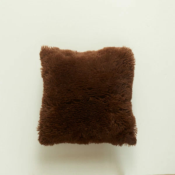 17" Fluffy Faux Fur Shaggy Pillow Case Plush Cushion Cover Sofa Bed Home Decor