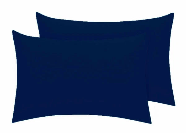 2 Pack Housewife Bed Pillow Case Plain Percale Sofa Cushion Cover Standard Size