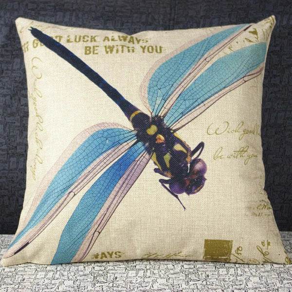 Memory Peacock & Flowers Home Decor Pillow Case Sofa Cushion Cover