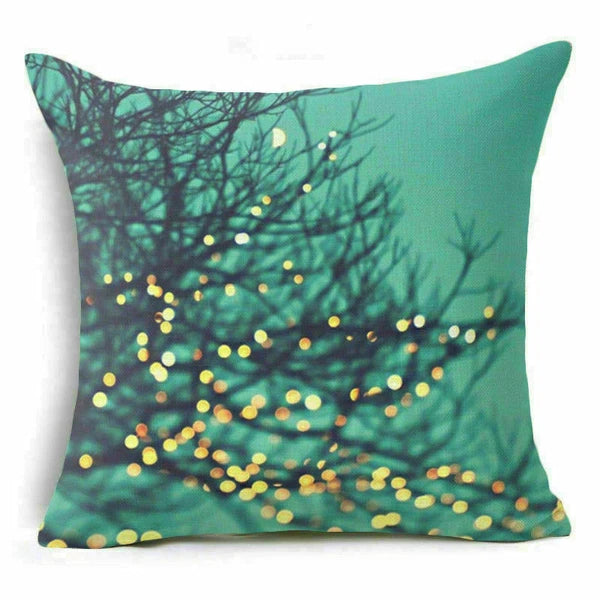 18'' Forest Plant pillow case sofa waist Home cover cushion Decor